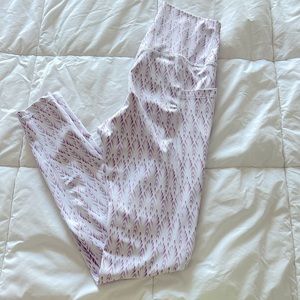 Buffbunny purple patterned leggings